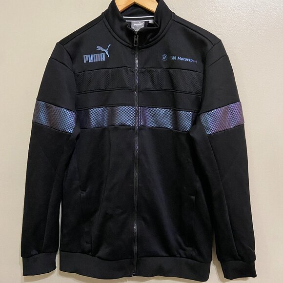 PUMA X BMW M Motorsport Metal Energy Race Track Jacket 536417-01 Men's M NEW - Picture 1 of 8